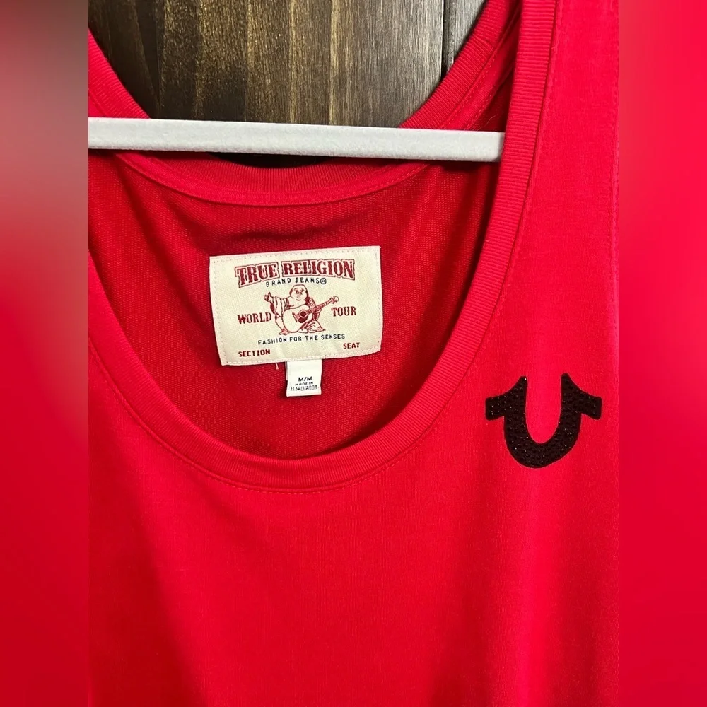 True Religion Red Romper- Size: Medium - Picture 5 of 9